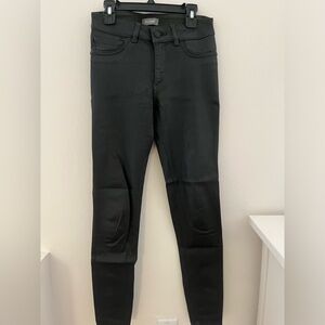 DL1964 wax coated Green Jeans